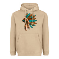 Mushroom native american indian headdress Heavyweight Hoodie - Artiststas