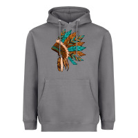 Storm native american indian headdress Heavyweight Hoodie - Artiststas