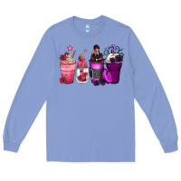 Colony Blue wednesday and enid coffee cups Long Sleeve Tee - Zillion Design Studio
