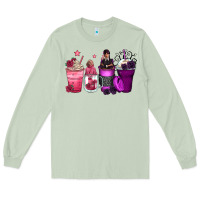 Matcha wednesday and enid coffee cups Long Sleeve Tee - Zillion Design Studio