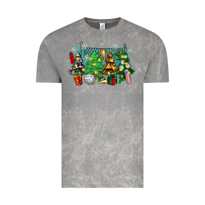 Christmas Trees With Tennis Vintage Tee by Zillion Design Studio | Teevron