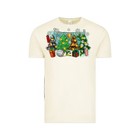 Vintage Arctic christmas trees with tennis Vintage Tee - Zillion Design Studio