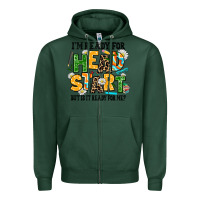 Sports Green i am ready for head start but is it ready for me Zipper Hoodie - AdoDesignShop