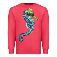Cardinal Blue Seahorse Premium Sweatshirt - LillyAllenDesigns