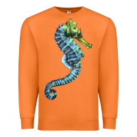 Carrot Blue Seahorse Premium Sweatshirt - LillyAllenDesigns