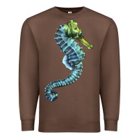 Chestnut Blue Seahorse Premium Sweatshirt - LillyAllenDesigns