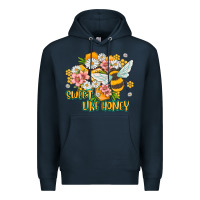 Navy like honey Premium Hoodie - MaliasSmallBusiness