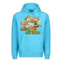 Ocean Blue like honey Premium Hoodie - MaliasSmallBusiness