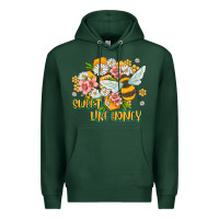 Sports Green like honey Premium Hoodie - MaliasSmallBusiness