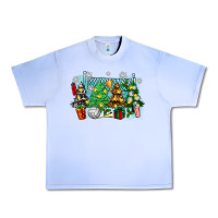 Grape Ice christmas trees with volleyball Urban Heavy Tee - Zillion Design Studio