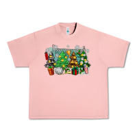 Salmon christmas trees with volleyball Urban Heavy Tee - Zillion Design Studio
