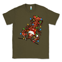 Army Green Christmas crawfish Classic Tee - FaDigitalArtStudio