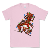 Bubblegum Pink Christmas crawfish Classic Tee - FaDigitalArtStudio