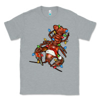 Heather Grey Christmas crawfish Classic Tee - FaDigitalArtStudio