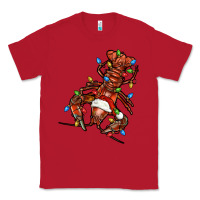 Red Christmas crawfish Classic Tee - FaDigitalArtStudio