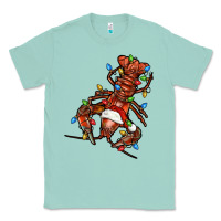 Seafoam Christmas crawfish Classic Tee - FaDigitalArtStudio