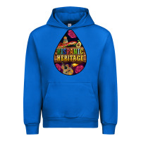 Cobalt teardrop Hispanic Heritage Urban Hoodie - BundleAndBundleShop