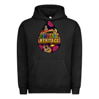 Pigment Black teardrop Hispanic Heritage Urban Hoodie - BundleAndBundleShop