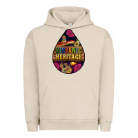 Pigment French Oak teardrop Hispanic Heritage Urban Hoodie - BundleAndBundleShop