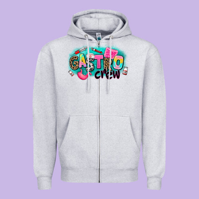 Gastro Crew Zipper Hoodie Designed By Adodesignshop