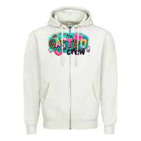 Oatmeal Heather gastro crew Zipper Hoodie - AdoDesignShop