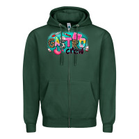 Sports Green gastro crew Zipper Hoodie - AdoDesignShop