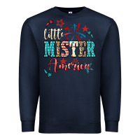 Navy little mister america Premium Sweatshirt - NancyCooperArtShop