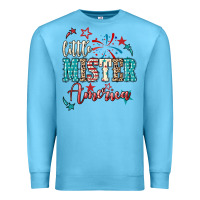 Ocean Blue little mister america Premium Sweatshirt - NancyCooperArtShop