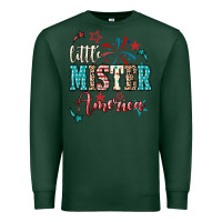 Sports Green little mister america Premium Sweatshirt - NancyCooperArtShop