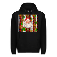 Black santa with gifts Premium Hoodie - AdoDesignShop