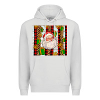 Dove Grey santa with gifts Premium Hoodie - AdoDesignShop