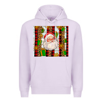 Lilac santa with gifts Premium Hoodie - AdoDesignShop