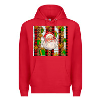 Red santa with gifts Premium Hoodie - AdoDesignShop