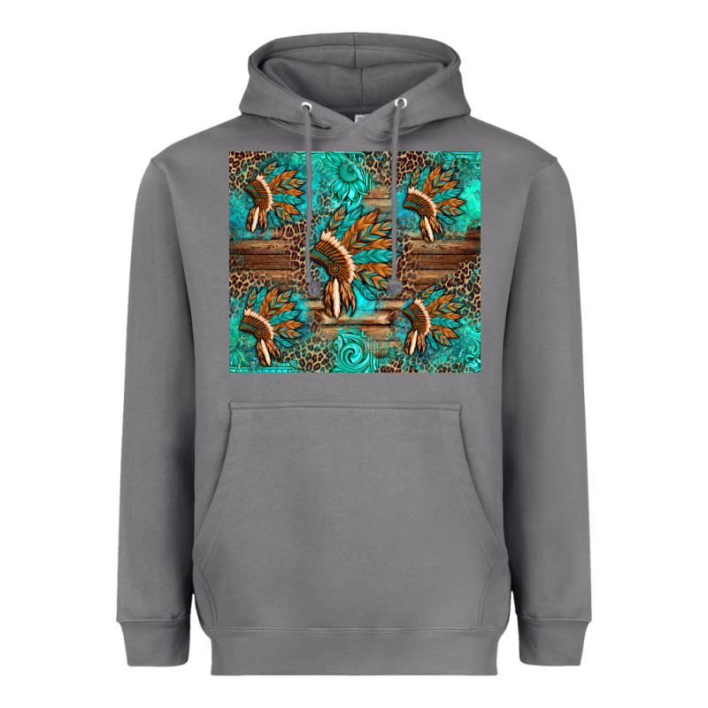 Indian Headdress Heavyweight Hoodie by Artiststas | Teevron