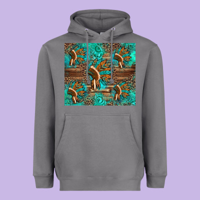 Indian Headdress Heavyweight Hoodie Designed By Artiststas
