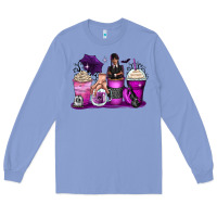 Colony Blue wednesday coffee cups Long Sleeve Tee - Zillion Design Studio