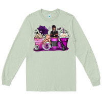 Matcha wednesday coffee cups Long Sleeve Tee - Zillion Design Studio