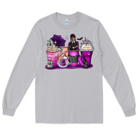 Moon Dust wednesday coffee cups Long Sleeve Tee - Zillion Design Studio