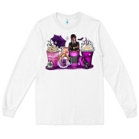 White wednesday coffee cups Long Sleeve Tee - Zillion Design Studio