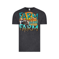 Vintage Black farm sweet farm with horses Vintage Tee - texasbilliewilder