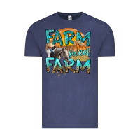 Vintage Denim farm sweet farm with horses Vintage Tee - texasbilliewilder