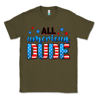 Army Green All American dude Classic Tee - Neo Western