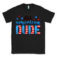 Black All American dude Classic Tee - Neo Western