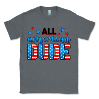 Charcoal Heather All American dude Classic Tee - Neo Western