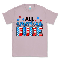 Lilac All American dude Classic Tee - Neo Western