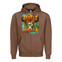 Chestnut desert mama   leopard Zipper Hoodie - AdoDesignShop