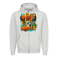 Dove Grey desert mama   leopard Zipper Hoodie - AdoDesignShop