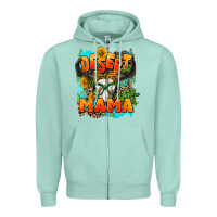 Seafoam desert mama   leopard Zipper Hoodie - AdoDesignShop