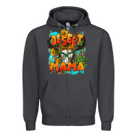 Smoke desert mama   leopard Zipper Hoodie - AdoDesignShop