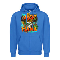 True Royal desert mama   leopard Zipper Hoodie - AdoDesignShop